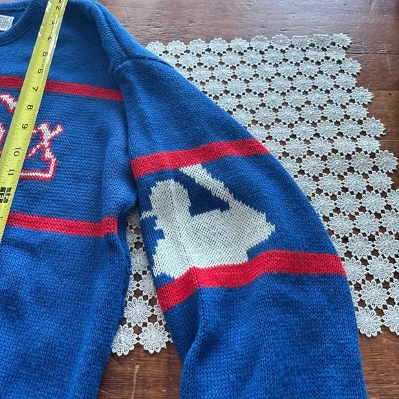 Vintage (1970’s) Sox Sweater.Officially Licensed Product By Cliff Engle LTD.